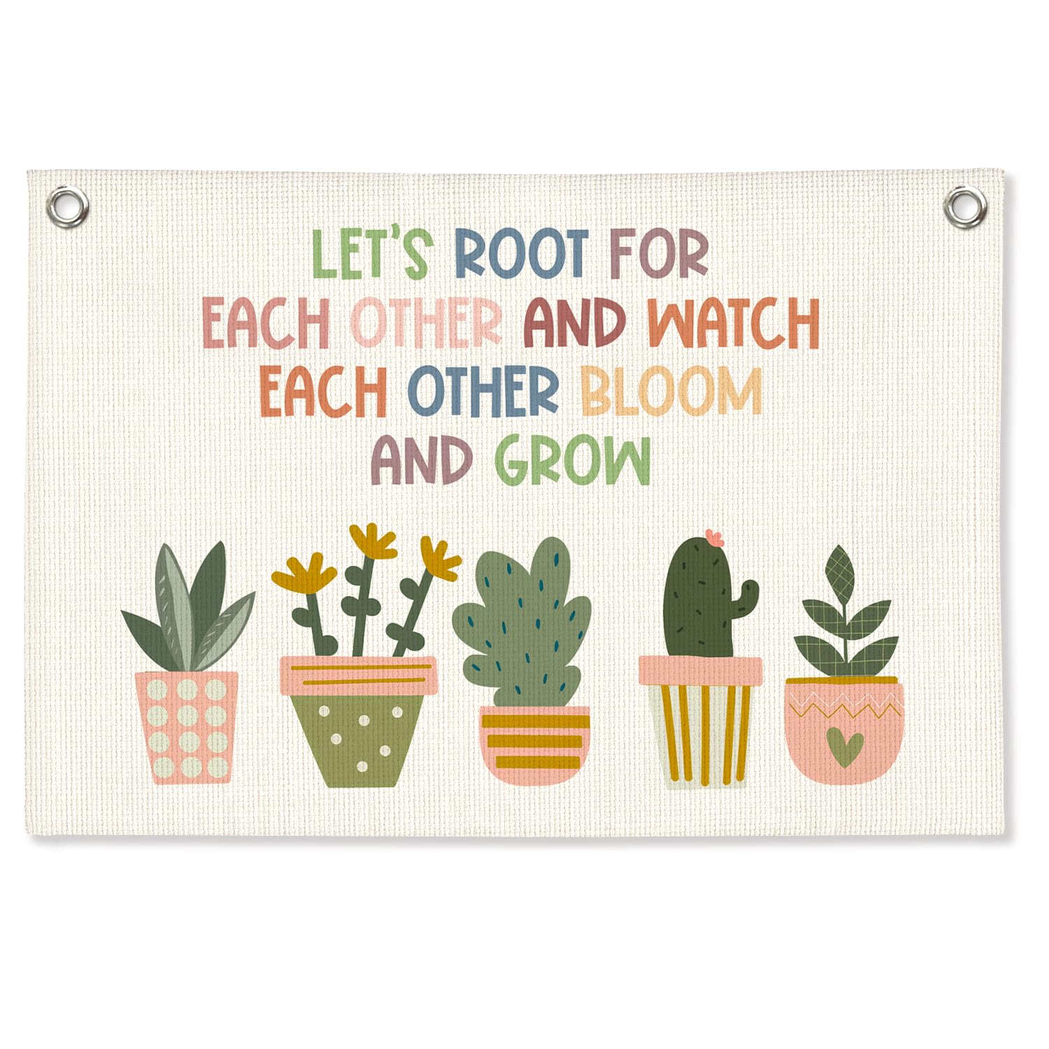 Motivational Linen Canvas Banner,Positive Affirmations Wall Hanging Flag,In A World Where You Can Be Anything Be Kind Wall Decor, Boho Classroom Therapy Office Decor, Kids Room Wall Art,20x30