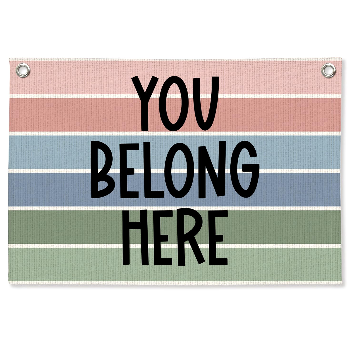 Motivational Linen Canvas Banner,Positive Affirmations Wall Hanging Flag,In A World Where You Can Be Anything Be Kind Wall Decor, Boho Classroom Therapy Office Decor, Kids Room Wall Art,20x30